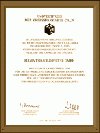 Environmental Award city of Calw 1999