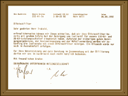 �berlandwerk Unterfranken 1992 - Trafo-Isolier�le - lesen!