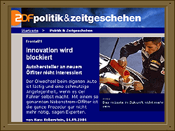 ZDF Frontal21-report (part 1) as a screen shot. The TRABOLD filter is not named but PVG is one of the references below!